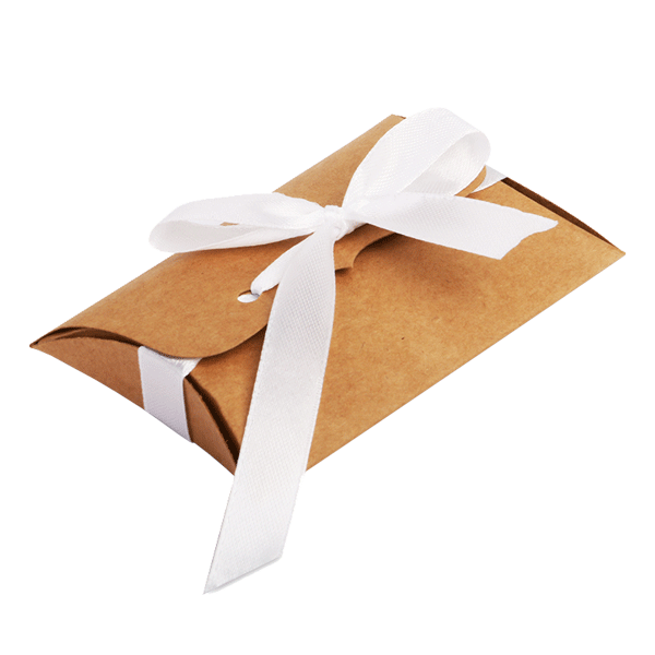 Custom Kraft Pillow Boxes Wholesale Kraft Pillow Gift Boxes Sire